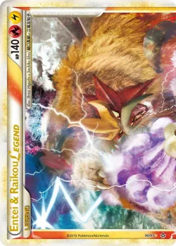 Entei & Raikou LEGEND 「UL 90/95」「EN」