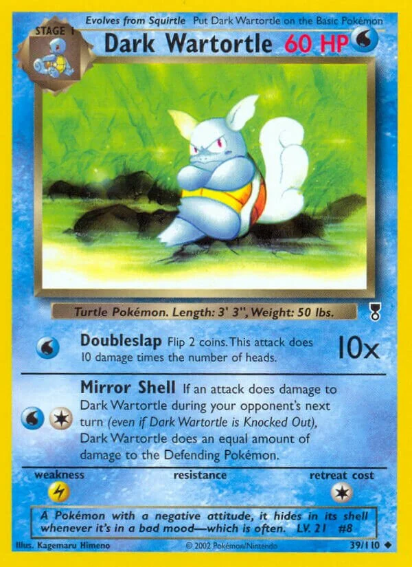 Dark Wartortle 「LC 39/110」「EN」