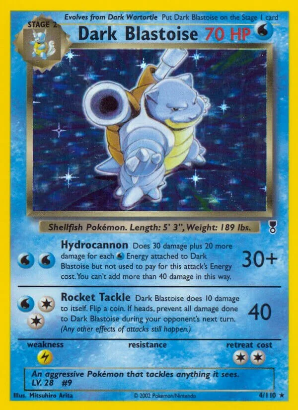 Dark Blastoise 「LC 4/110」「EN」