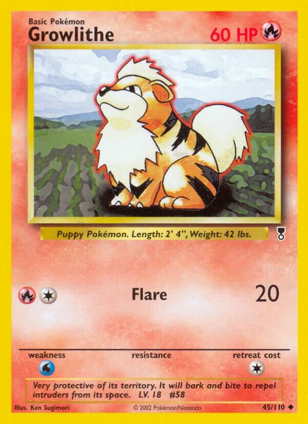 Growlithe 「LC 45/110」「EN」
