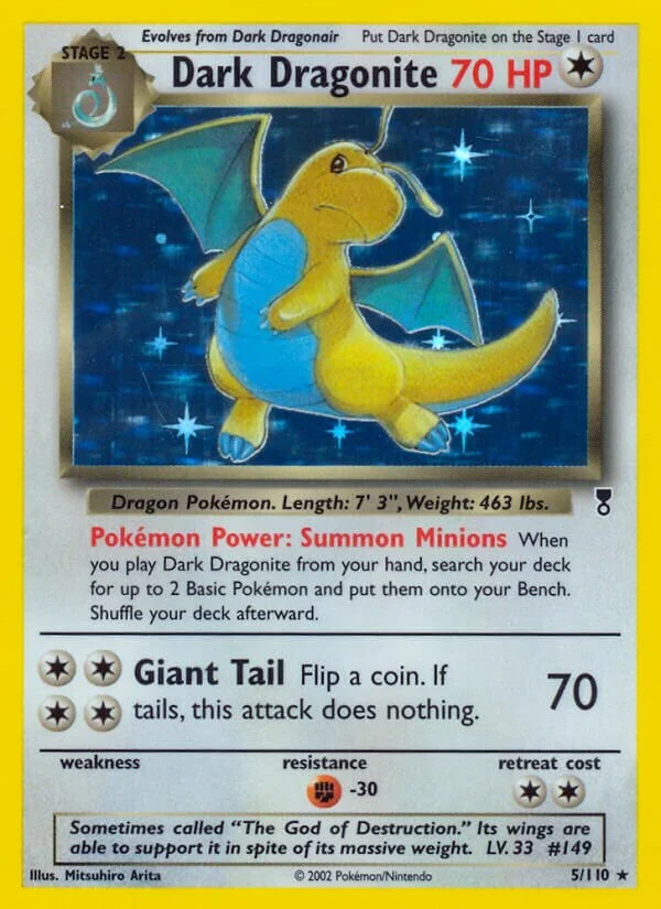 Dark Dragonite 「LC 5/110」「EN」
