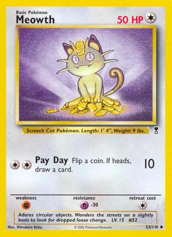 Meowth 「LC 53/110」「EN」