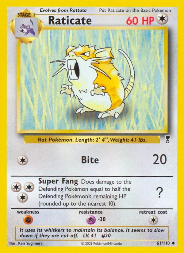 Raticate 「LC 61/110」「EN」