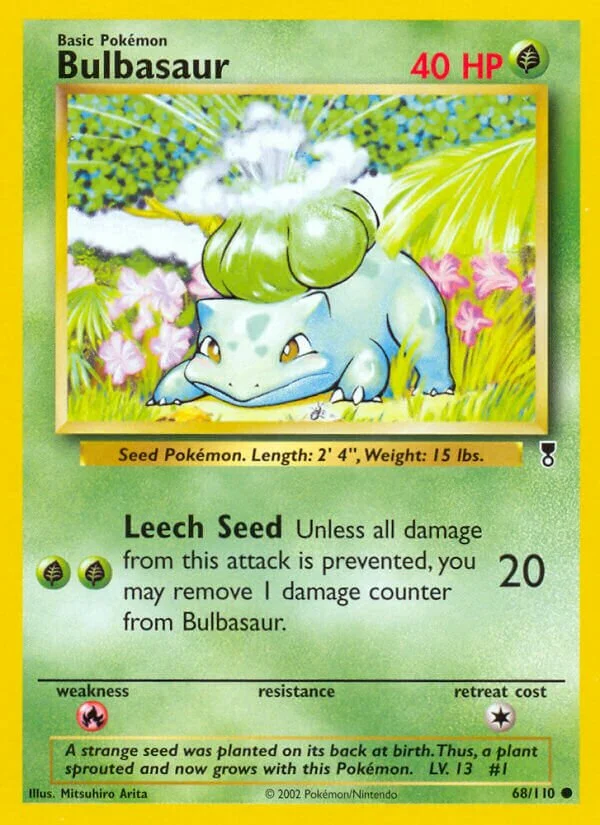 Bulbasaur 「LC 68/110」「EN」