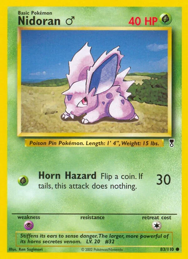 Nidoran ♂ 「LC 83/110」「EN」