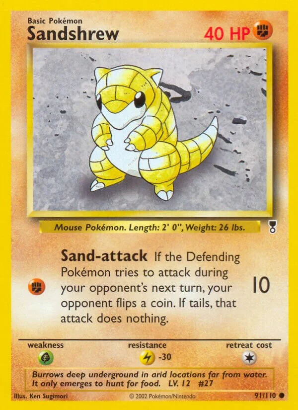 Sandshrew 「LC 91/110」「EN」