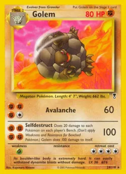 Golem #24/110 · Pokémon