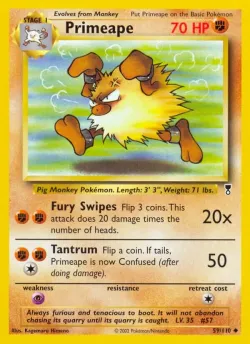 Primeape #59/110 · Pokémon
