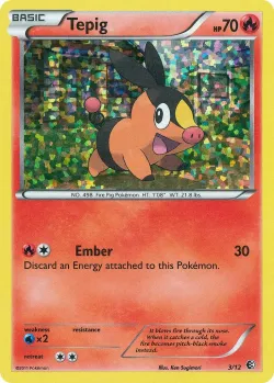 Tepig 「M11 3/12」「EN」