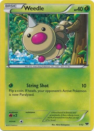 Weedle 「M14 1/12」「EN」