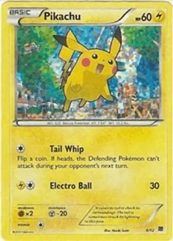 Pikachu 「M15 6/12」「EN」