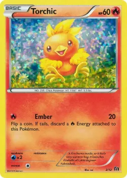 Torchic 「M16 2/12」「EN」