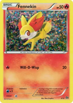 Fennekin 「M16 3/12」「EN」