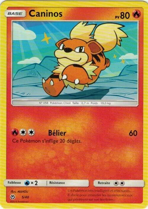 Growlithe 「M18F 5/40」「EN」
