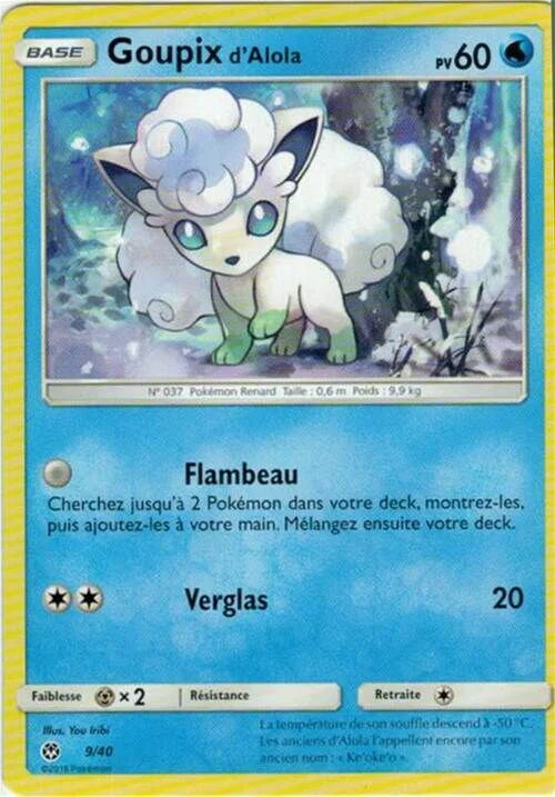 Alolan Vulpix 「M18F 9/40」「EN」