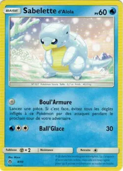 Alolan Sandshrew 「M18F 8/40」「EN」