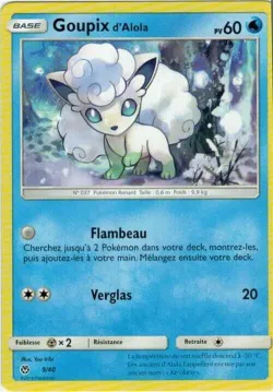 Alolan Vulpix 「M18F 9/40」「EN」
