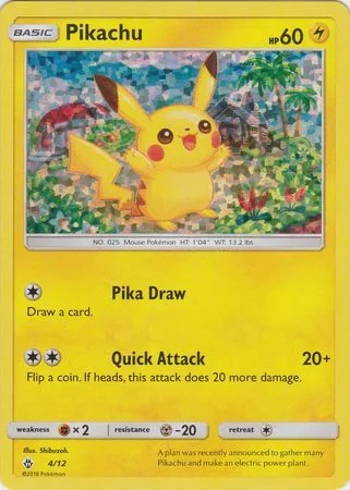 Pikachu 「M18 4/12」「EN」