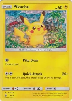 Pikachu 「M18 4/12」「EN」