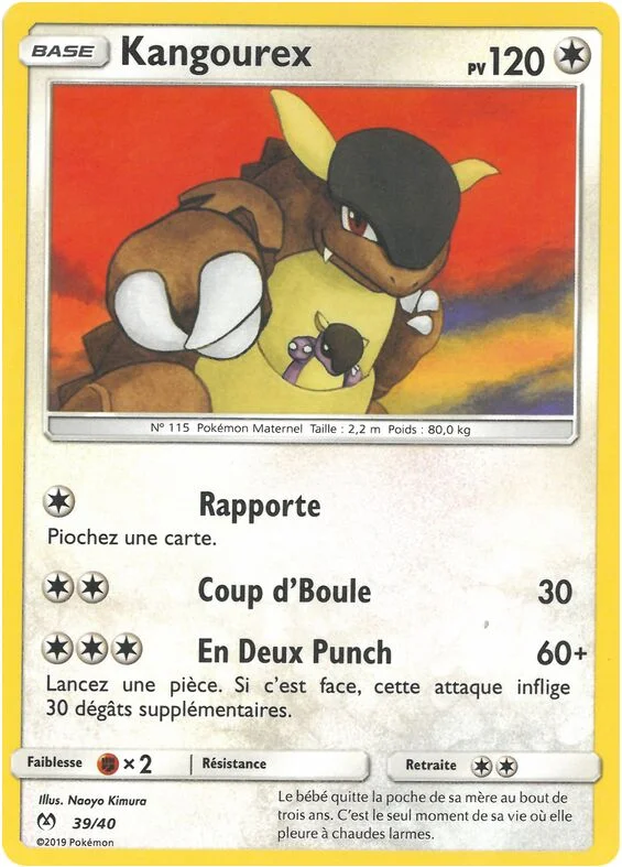Kangaskhan 「M19F 39/40」「EN」
