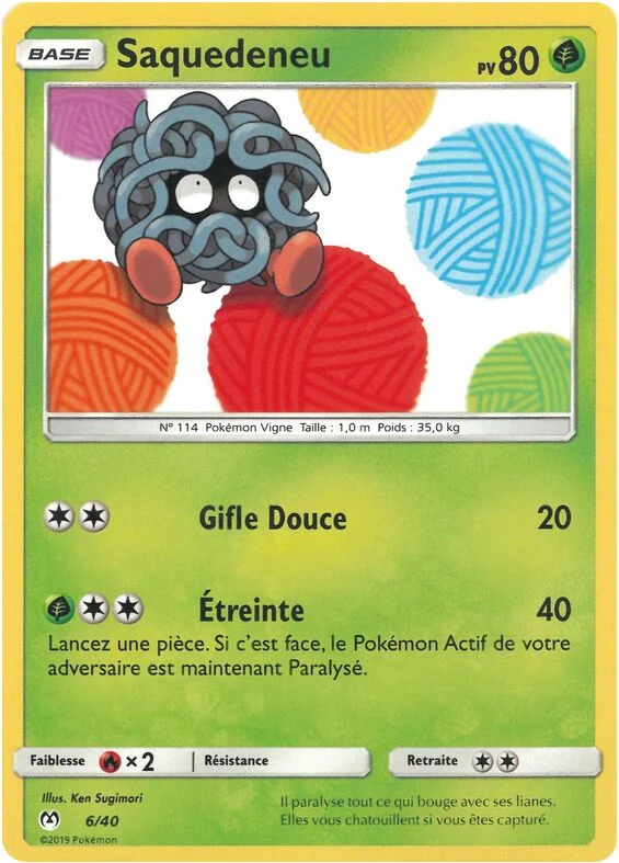 Tangela 「M19F 6/40」「EN」