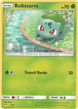 Bulbasaur 「M19F 1/40」「EN」