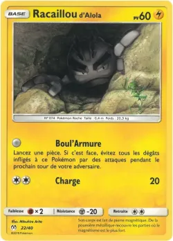 Alolan Geodude 「M19F 22/40」「EN」