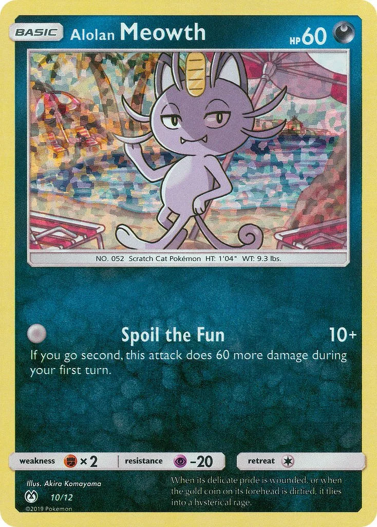 Alolan Meowth 「M19 10/12」「EN」