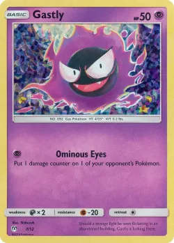 Gastly 「M19 7/12」「EN」