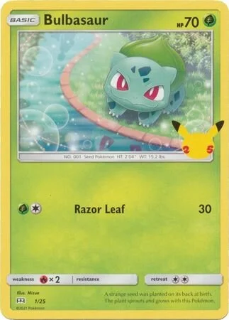 Bulbasaur 「M21 1/25」「EN」