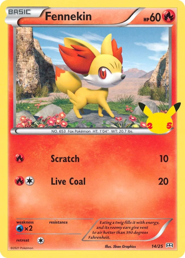 Fennekin 「M21 14/25」「EN」