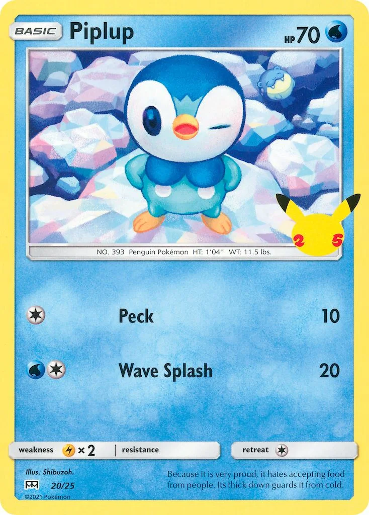 Piplup 「M21 20/25」「EN」