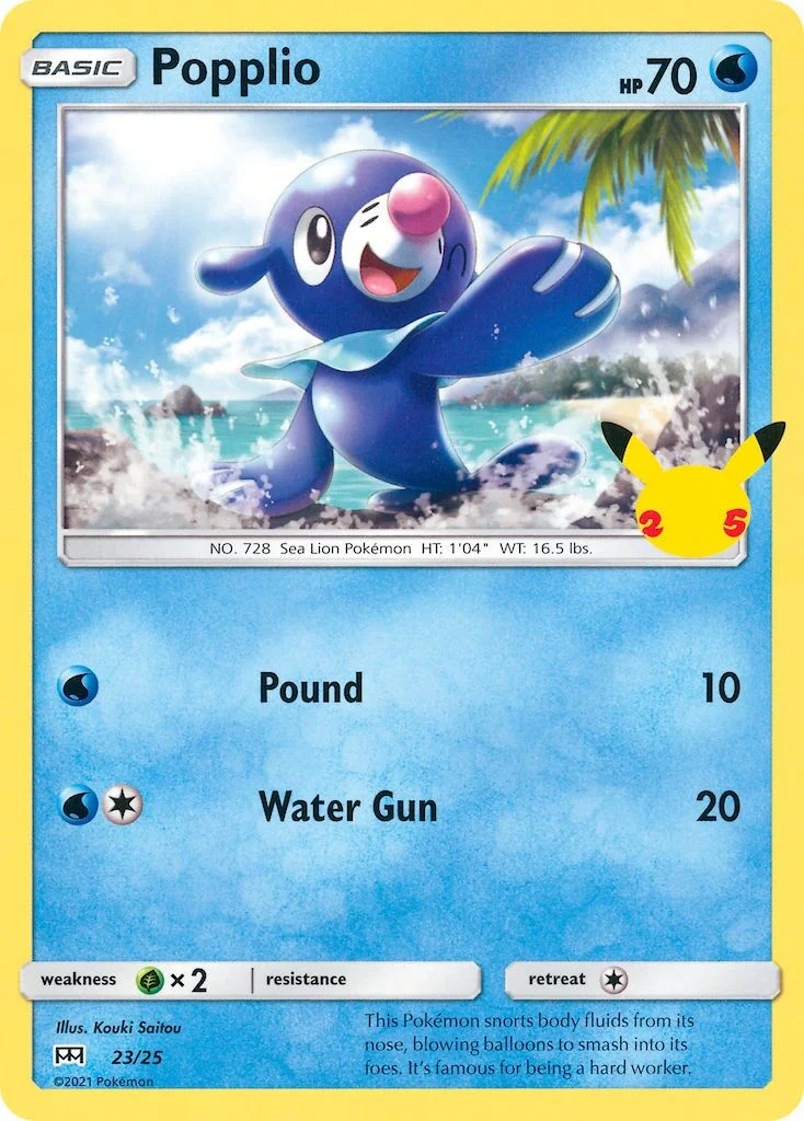 Popplio 「M21 23/25」「EN」