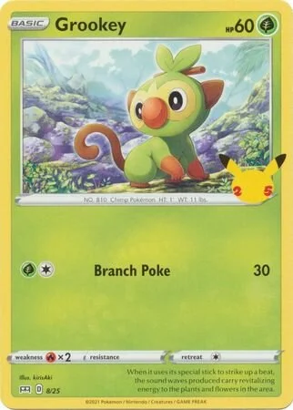 Grookey 「M21 8/25」「EN」