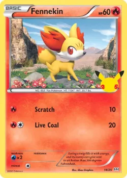 Fennekin 「M21 14/25」「EN」
