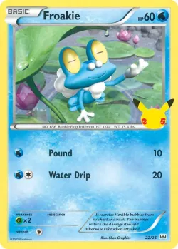 Froakie 「M21 22/25」「EN」