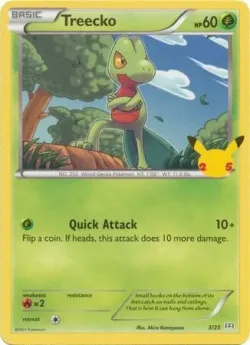 Treecko 「M21 3/25」「EN」