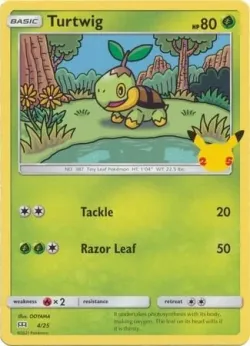Turtwig 「M21 4/25」「EN」