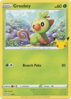 Grookey 「M21 8/25」「EN」