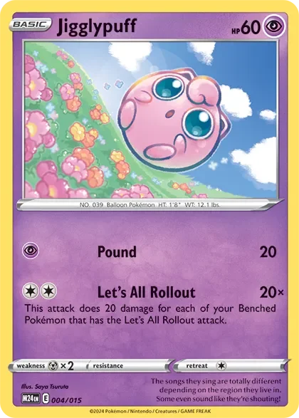 Jigglypuff 「M24 004/015」「EN」