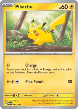 Pikachu 「M24 002/015」「EN」