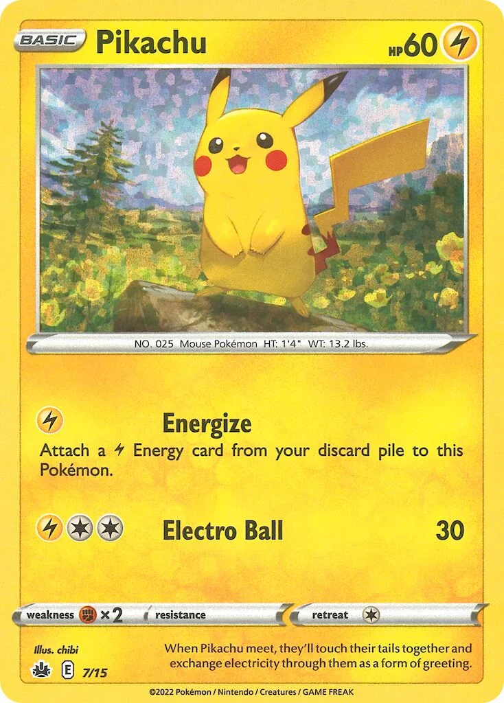 Pikachu 「M22 7/15」「EN」