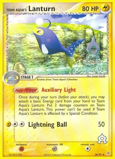 Team Aqua's Lanturn 「MA 28/95」「EN」