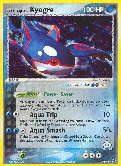 Team Aqua's Kyogre 「MA 3/95」「EN」