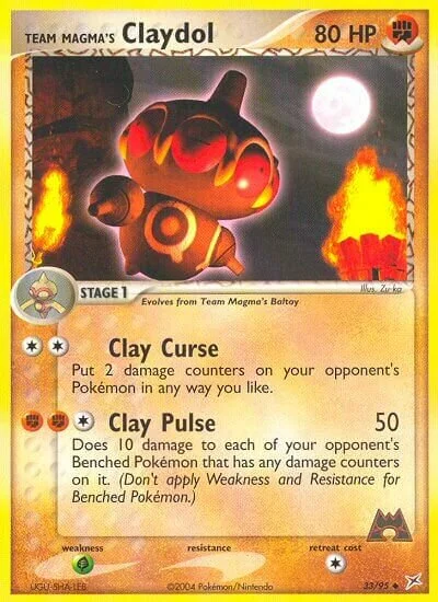 Team Magma's Claydol 「MA 33/95」「EN」