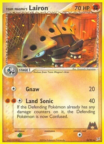 Team Magma's Lairon 「MA 36/95」「EN」