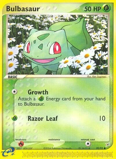 Bulbasaur 「MA 39/95」「EN」