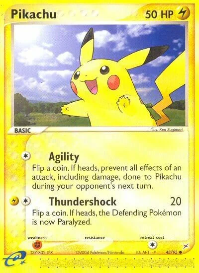 Pikachu 「MA 43/95」「EN」