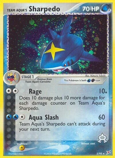 Team Aqua's Sharpedo 「MA 5/95」「EN」
