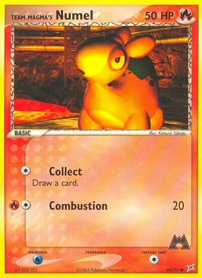 Team Magma's Numel 「MA 64/95」「EN」